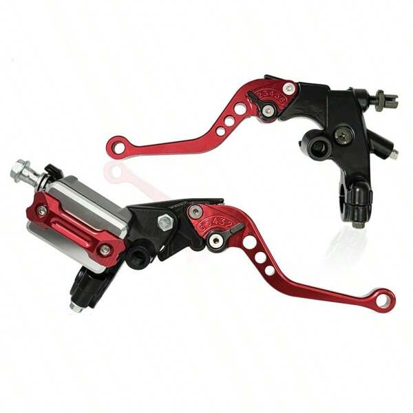 Universal Motorcycle 7/8" 22mm Handlebar Brake Master Cylinder Clutch Lever CNC Left & Right Set