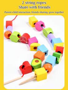 Children's Educational Enlightenment Early Education Geometric Shape Matching Toys Fruit Shape Cognition Baby Hand-Eye Coordination Training Toys - Multicolor - View 7