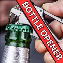Lighter Case. Carabiner Keychain BIC Lighter Holder With Bottle Opener. 3 Colors & 2 Sizes To Choose From. BIC Sleeves For J5 And J6 Sizes. - Silver - View 7