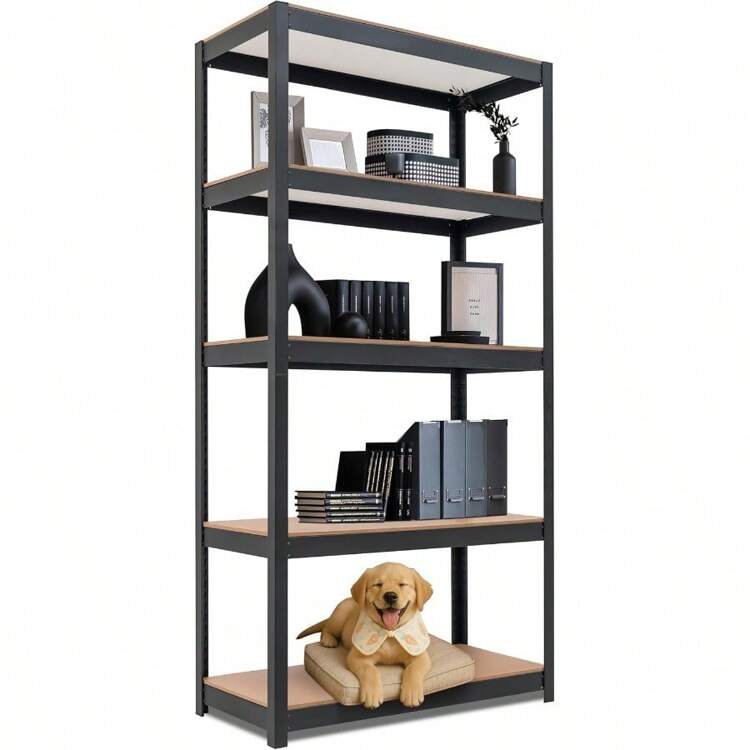 DANT House 組立簡単 ラミネート スチールラック 5段 Amazon｜HOMEDANT House 組立簡単 ラミネート スチールラック