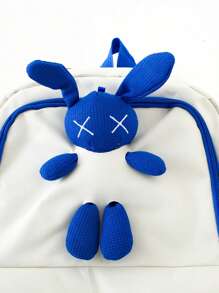 Multifunctional Four-Piece Bag, With A Small Doll, Can Be Single-Shoulder, Double-Shoulder, Hand-Held, Very Suitable For College, Business, Work, Commuting High School, Outdoor, Hiking, Travel, Rock Climbing, Stadium, Sports, Outing