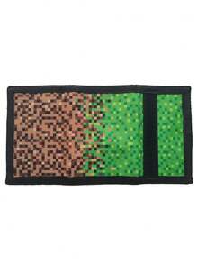 Cartera plegable digital RFID con cordón para jóvenes, monedero mini con cremallera y bolsillo delantero para adolescentes [La colocación del diseño es aleatoria, puede haber ligeras diferencias de color entre los lotes] - Multicolor - Ver 4