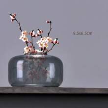 Lake Balaton 1pc Creative Colorful Glass Vase, Special Aroma Diffuser Bottle, Decorative Desktop Accessory, Unique Hydroponics Planter Home Decor Room Decor Flower Vase