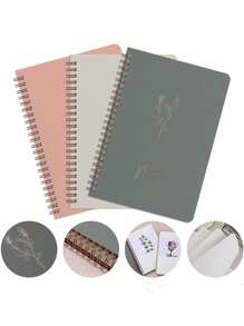 1pc Fashionable Minimalist Macaron Color A5 Spiral Notebook, Smooth Writing, Business Office Memo Pad, Daily Planner, Personal Diary, Back To School