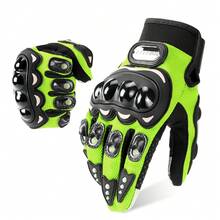 摩托车手套夏季透气骑行手套全指摩托手套触屏骑行摩托防护防摔赛车越野摩托车防水手套自行车 Luvas 摩托车配件骑手礼物 - 彩色 - 查看 26