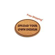 Customized Cork Coaster - Custom Engraved - Multicolor - View 1