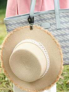 1 件多功能皮革帽夹，适合旅行和露营 - 可将帽子牢固地固定在包或手提箱上，绿色、黑色、棕色 - 彩色 - 查看 12