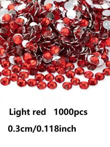 1000pcs-3mm Non-Thermal Repair Nail Art Silvery Base General Color Stick-On Diamonds, Flat Bottom Precious Stone Small Round Precious Stone DIY Nail Art Precious Stone, Mobile Phone Case Cup, Hair Accessories, Clothes, Shoes, Bags, Violent Bear Doll Accessories Precious Stone. Party Gift Decoration Art Ornaments