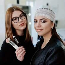 20 件/10 件一次性无纺布发箍发带，弹性橡皮筋锁边设计，适用于美容院酒店 SPA，TNT 一次性弹性发带 - 独立包装 - 适用于美容师、水疗中心、健康中心的一次性头带 - 彩色 - 查看 9