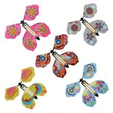 Colorful Plastic Magic Party Favors, Unique Patterns, Batteryless, Suitable For Birthday, Christmas, Halloween, Classroom Prizes (Random Assortment)