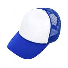 Colorblock Casual Polyester    10 PCS Mixed Color Bulk Sublimation Blanks Baseball Caps | Polyester Mesh Trucker Hats For Adults - 10 PCS MIXED - 查看 3
