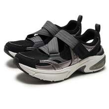 Skechers 女鞋休閒鞋戶外運動日常通勤舒適輕便運動休閒鞋177387-BLK - 黑色 - 查看 7