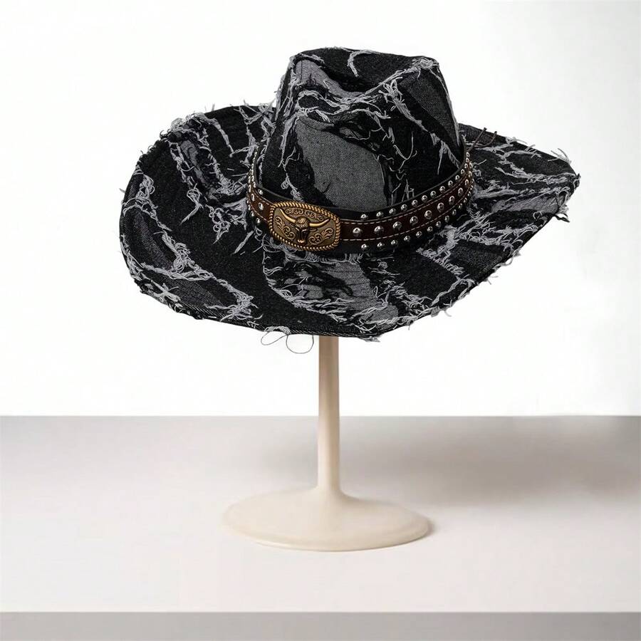 Women Funny Hat - 黑色 - 查看 1