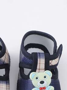 1Pair Cartoon Bear Baby Booties Girl Boy Soft Sole Anti-Slip Shoes Toddler Socks Shoes Baby Schoenen Newborn Shoes First Walkers 0-12Months
