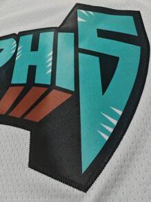 Atonmore Herren Basketball Trikot 12 Weiß mit Stickerei und Näharbeit, ärmellose Weste Lässig Sport Shirt