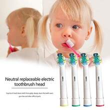 Replacement Brush Heads Compatible With OralB  For Daily Dental Care Featuring Soft  Material In Blue Color With Advanced Floss Action Pack Of 4w10 - 白色 - 查看 5