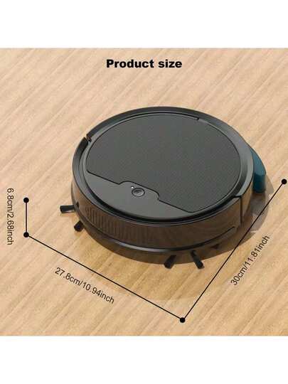 Ho hold Robot Stofzuiger Cleaner, APP Controlled, Slimme Cleaning Robot, Automatic Route Planning, Efficient Dust Removal, Strong Suction, Multi Functional Hardwood Floors, Carpets More, Easy Home Cleaning. view 9