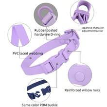 Collar duradero para perros, collar de plástico de silicona de PVC lavable con cubo de liberación rápida para exteriores, Collares A Dur duraderos para pequeños y medianos perros. Estilos de envío aleatorio - Multicolor - Ver 3