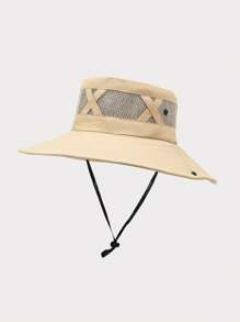 1 pièce Chapeau de seau femme chapeau de cow-boy unisexe chapeaux de soleil réglable profil bas non structuré couleur unie pour hommes femmes pour voyages extérieurs cadeaux