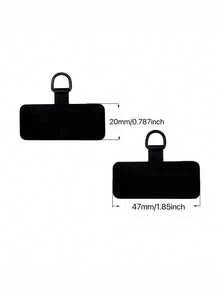 2 Pc Universal Phone Lanyard Patch Metal Slim Phone Strap Accessories - Gold - View 10