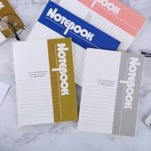 Cahier de bureau élégant A5 + stylo rétractable bicolore à pointe balle de 0,7 mm - pour une excellente écriture