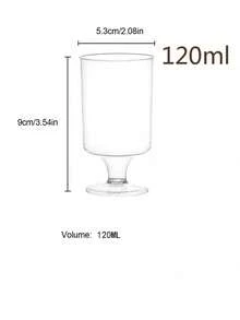 10/20 piezas Mini tazas transparentes para postres, tazas para mouse, pudín, fruta y helado, ideales para mouse, pudín, tiramisú, fiestas, bodas, cumpleaños y celebraciones festivas - Lavar a mano únicamente - Multicolor - Ver 11