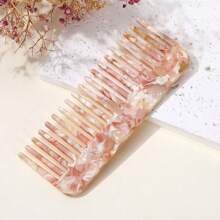 1pc Personalized Name Large Letter Custom Wedding Bridesmaid Gift Hair Comb Brush Acetate Hair Comb, Customized Tortoiseshell Hair Comb, Wide-Tooth Hair Comb, Marble Hair Comb, Bridesmaid Gift, Birthday Gift. Shunfa Anti-Static Electricity,Multi-Functional,Ornamental,Letter,Solid Color,Exquisite,Stylish,Vintage,Modern,Colorful,Leisure,Basics,Casual,Soft,Unique,Customized,Personalized,Custom,Ideal Gifts For Her,Girlfriend,Her,Boyfriend,Friends, Easy Comfort