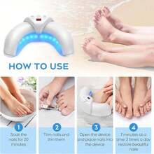 3-Mode Adjustable Portable LED Nail Lamp, Suitable For Gel Polish Curing, Nail Dryer, Fast Curing, Odorless, Home Manicure Pedicure Set, Women Gift, Compact U-Shaped LED Nail Dryer With Digital Display, USB Powered, Quick Curing, Anti-Black Hand Design, Ergonomic Beauty Tool, Lightweight And Portable - White - View 9