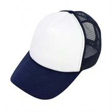 Colorblock Casual Polyester    10 PCS Mixed Color Bulk Sublimation Blanks Baseball Caps | Polyester Mesh Trucker Hats For Adults - 10 PCS MIXED - 查看 4