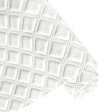 TotePrint Faux Leather Roll, 16 Inch X 54 Inch Diamond Quilted Texture, PU Leather Fabric, For DIY Bows, Earrings And Leather Craft Sewing Projects - Multicolor - View 2