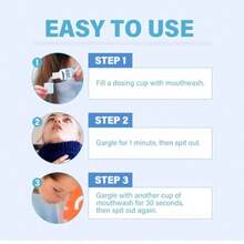 Tonsil Stone Over Effective Mouthwash Mint Flavored Oral Mouthwash Helps Soothe Tonsils Eliminates Bad Breath Relieves Dry Mouth Preservative And Alcohol Free - as pic - View 7