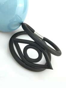 MARLIWOO 1pc Bohemian Niche Eye-Shaped Bracelet, Gothic Handmade Creative Fashion Bracelet For Women - Multicolor - View 3