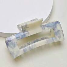 3pcs/Set New Versatile Large Hair Claw, Ink Painting Style, Suitable For All Seasons - Multicolor - View 5