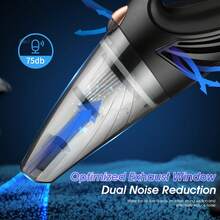 Easypie Selection 1 pieza Aspiradora de coche de alta potencia de 90W - Portátil, de alta potencia, aspiradora de mano con cable de alimentación extra largo y bolsa de aspiración - Kit de accesorios de limpieza del interior del coche, mejor regalo para amigos, graduación, vuelta al colegio, decoración navideña, San Valentín, padres, Halloween, Acción de Gracias, personalizado, cumpleaños, Año Nuevo