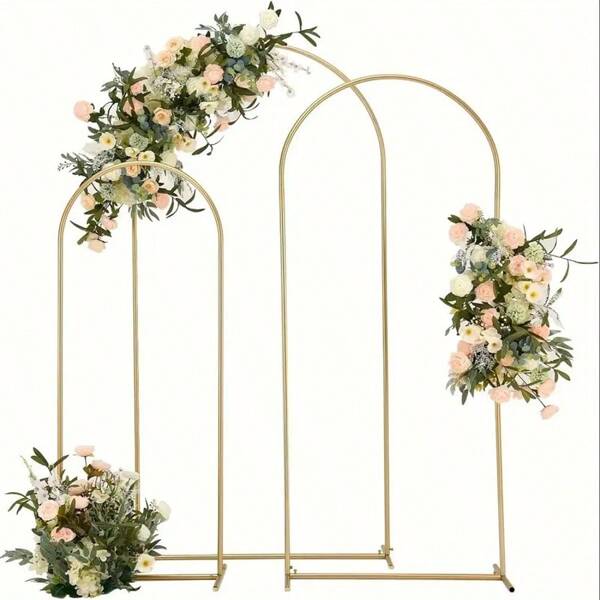 1pc Balloon Arch Frame Stand, Metal Arch Kit Suitable For Birthday, Wedding, Bridal Shower, Graduation, Anniversary, Christening, Summer, Theme Party, Home Decor, Valentine's Day, Halloween, Christmas, Thanksgiving