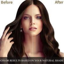 Dark Brown Hair Dye Shampoo 3 In 1 For Women/Men Hair Color For Grey Coverage Seimi Permanent Instant Champu Para Canas Mujer For Men - Herbal Natural Dye Cover Gray - 棕色 - 查看 7