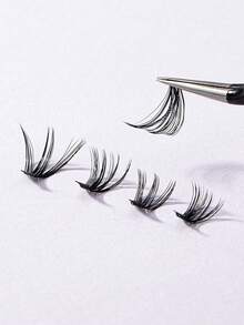 30/40/50D/60/80/100D/W02/J04/BX-23/YM/S07/YW/YUWEI 8-16mm D Curl Lash Extension Kit With Lash Bond And Seal Glue Clusters Eyelashes Makeup Tools DIY Lashes Extension Kit For Gluing Lashes