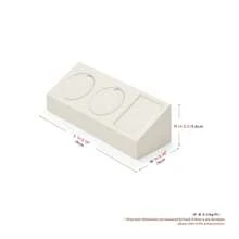 Oirlv All White Jewellery Display Set Shop Cabinet Display Props Necklace Display Bust Watch Ring Earrings Bracelet Decorative Stand