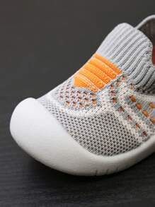 yibubu Yibubu blaue Babyschuhe, atmungsaktiv, Kinderschuhe für Jungen, weiche Sohle, rutschfest, Erstlingsschuhe für Mädchen, Kleinkindschuhe für drinnen und Outdoor, Hausschuhe für Kleinkinder