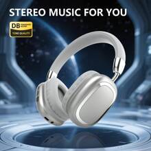 Casque sans fil supra-auriculaire, design pliable confortable, connexion sans fil, microphone clair, batterie 150mAh, charge Type-C, convient aux voyages, à la maison, au bureau - Design à la mode, casque sans fil / Autonomie ultra-longue / Casque de jeu / Écouteurs pliables, le cadeau pour profiter de la musique n'importe où, n'importe quand !