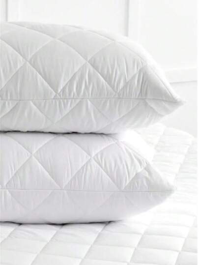 1Pc Quilted Bed Kussen Sleeping 50x70 Cm, Pillows Side Back Sleepers, Super Zachte Down Alternative Silicone Filled
