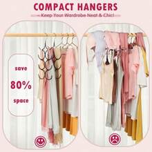 Tank Top Hanger2 Pack Space Saving Hangers Bra Camisole Hanger Small Closet Organizers And Storage For Dorm Apartment Holds Camisoles Bras Scarfs Ties Belts - Black - View 3