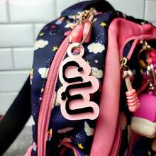 1Pc Custom Arabic Name Tag, Arabic Acrylic Keychain, Personalized Acrylic Name Tag, Water Bottle Tag, Backpack Name Tag, Gift For Teacher's Day, ,Colorful,Cute,Adorable,Funny,Kawaii,Y2K,Stylish,Unisex,Casual,Custom,Personalized,Unique,Customized,Ideal Gifts For Him,Ideal Gifts For Her,Her,Boyfriend,Girlfriend,Family,Friends,Apparel Accessories,Halloween Edit,Freshman, Sophomore, Underclassmen - Multicolor - View 19