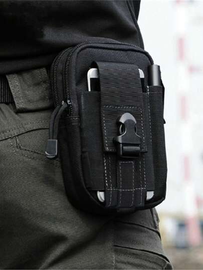 1 Stück Outdoor Jagd Gürteltasche, multifunktionale Leggings Tasche, tragbare Oxford Tuch Gürteltasche mit Reißverschluss, Outdoor Jagd Aufbewahrungstasche, geeignet für Outdoor Wandern, Camping, Jagd