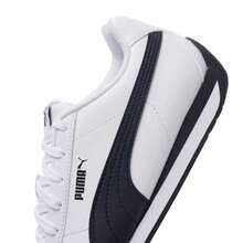 Puma Turin 3 Unisex Casual Sneakers, Retro Low-Top Lightweight Comfortable Athletic Shoes, 383037-06 - White - View 8