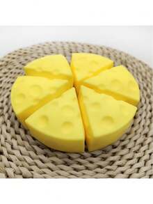 新品上市有趣可爱的奶酪挤压玩具，新奇奶酪减压球 - 彩色 - 查看 7