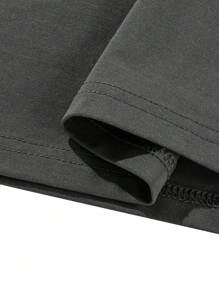 Camiseta de manga corta de cuello redondo con ajuste suelto informal para hombres, de estilo atlético a la moda, para el verano