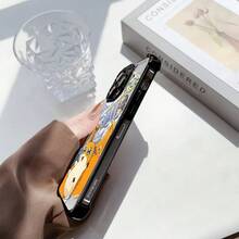 Funda de Teléfono Digital de Anime Japonés para iPhone 16 15 14 13 12 11 Pro Max X XR XSMAX 8 16 Plus, Resistente a Impactos, Transparente, Cubierta Trasera Suave - Colores mixtos - Ver 6