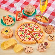 85PCS Pretend Play Food Cutting Set With Storage Baskets – Realistic Kitchen Toy For 2+ Kids, Educational Gift - Multicolor - View 4