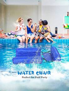 2pcs Adult Inflatable Pool Floats, 1 Pack Inflatable Floating Lounge Chair, Thick Adult Pool Noodles, Suitable For Summer Parties, Beaches, Lakes And Other Water Activities, Beach Essential Accessories - Multicolor - View 3